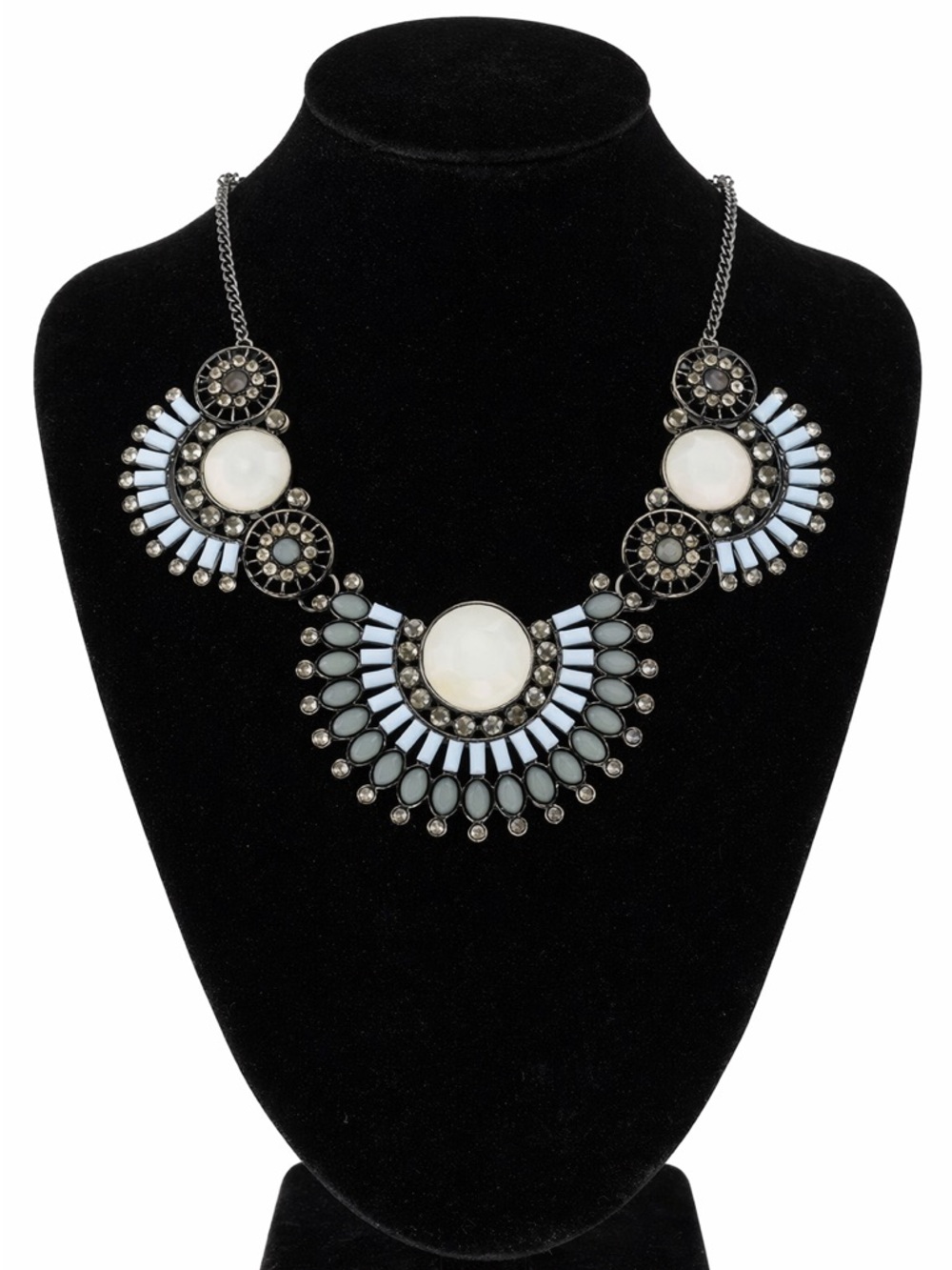 💥3/$50 Park Lane “Marina” Statement Bib Necklace | Retired | 18” | EUC